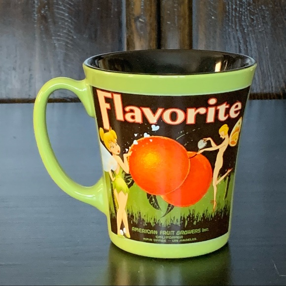 Disney Tinker Bell Flavorite American Fruit Growers Ceramic Mug - Picture 8 of 10